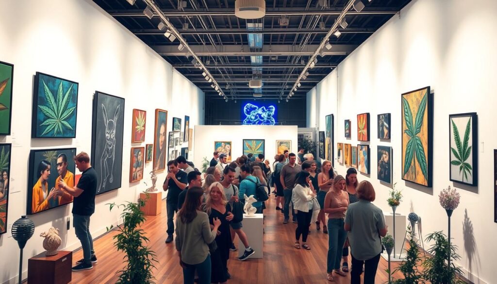 cannabis art exhibitions