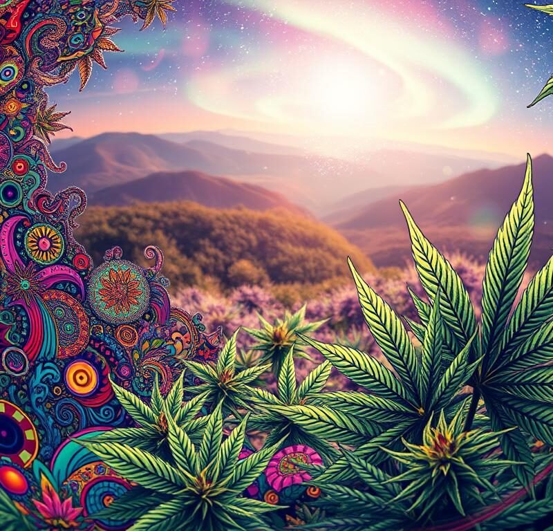 cannabis art inspiration, weed and creativity, stoner art culture,