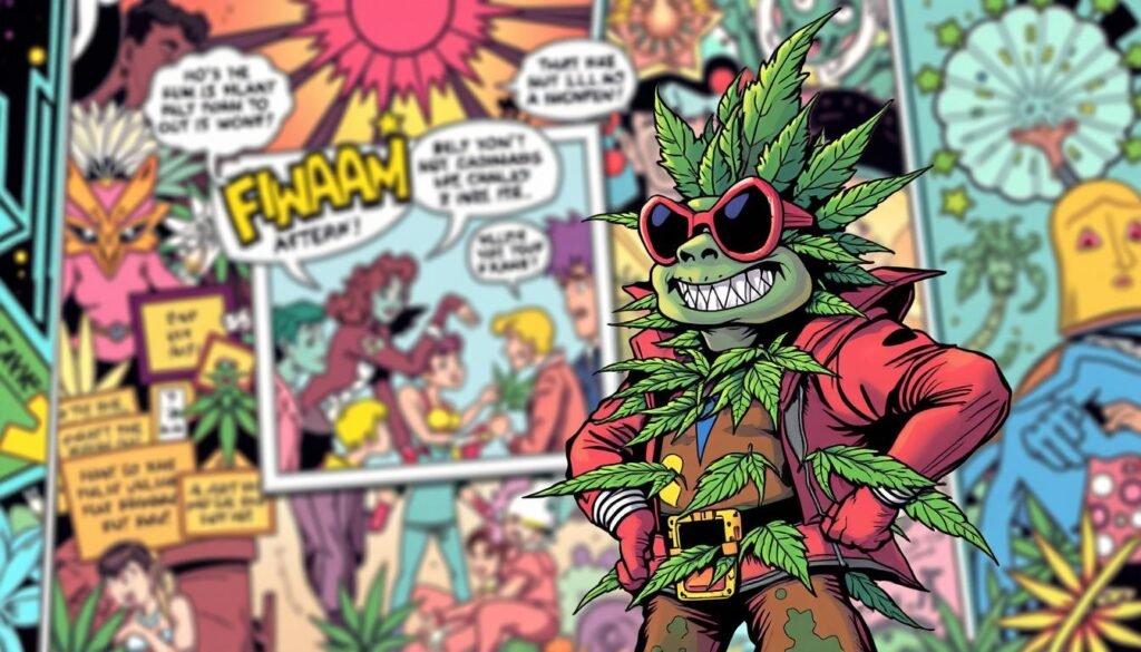 cannabis culture in comics