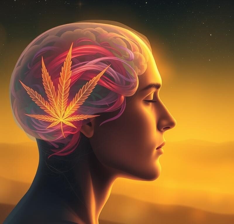 cannabis mental health, weed anxiety relief, cannabis PTSD treatment
