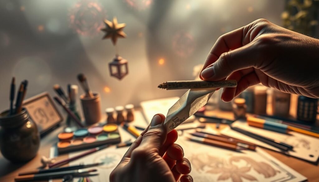 cannabis rolling creativity