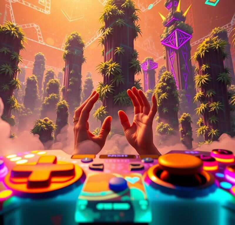 cannabis video games, weed gaming culture, stoner gaming trends, cannabis media