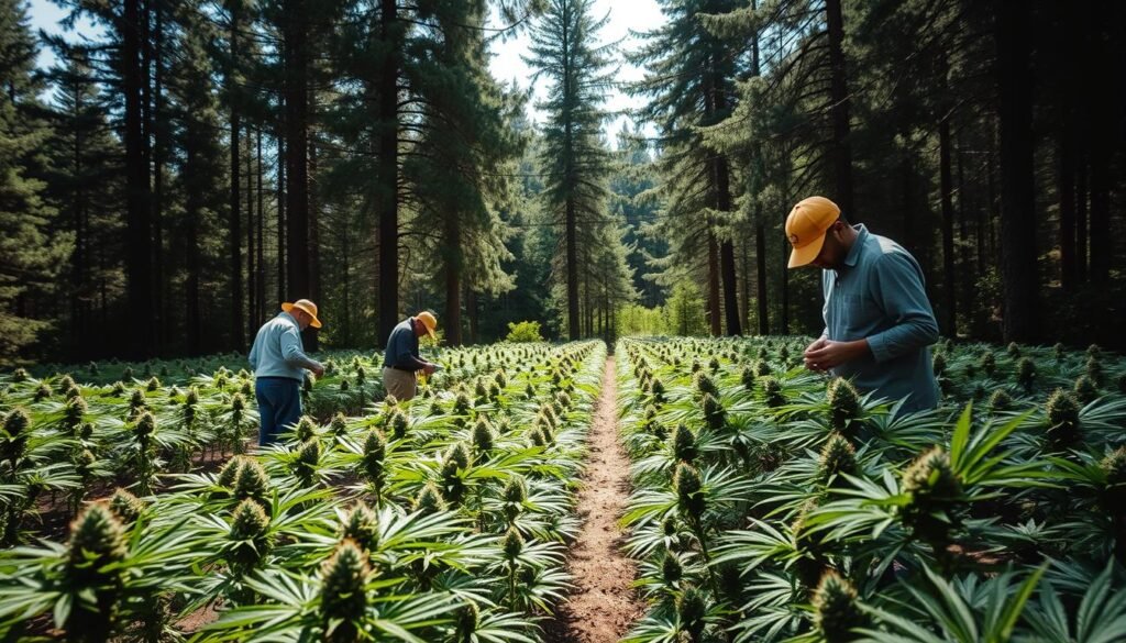 eco-friendly cannabis harvesting