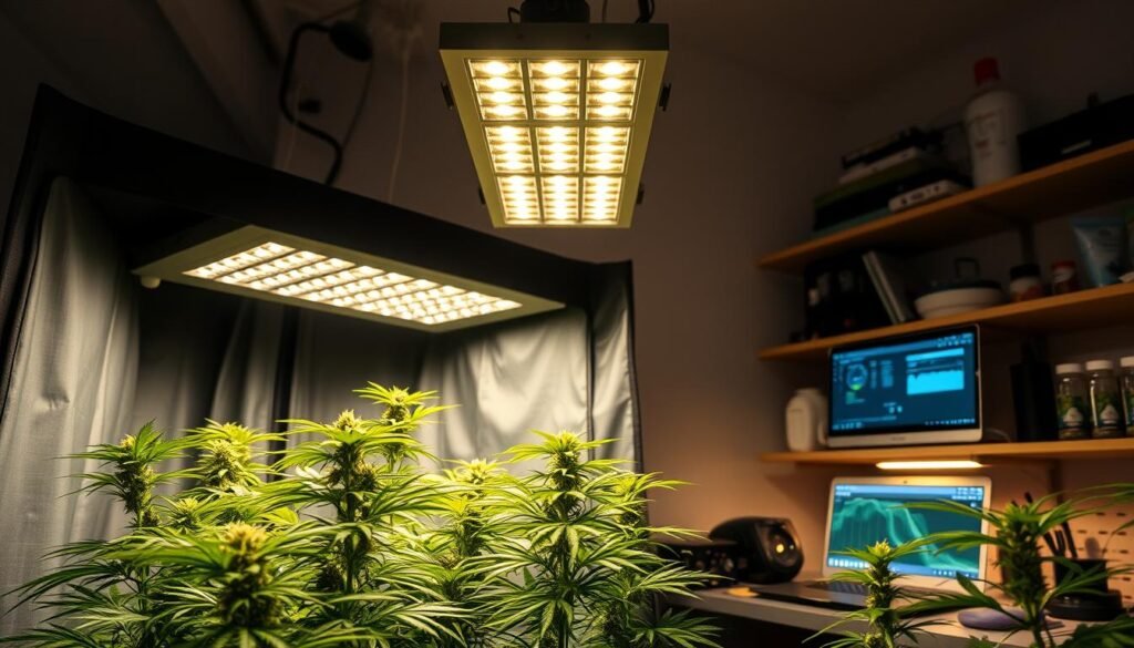 weed lighting setup